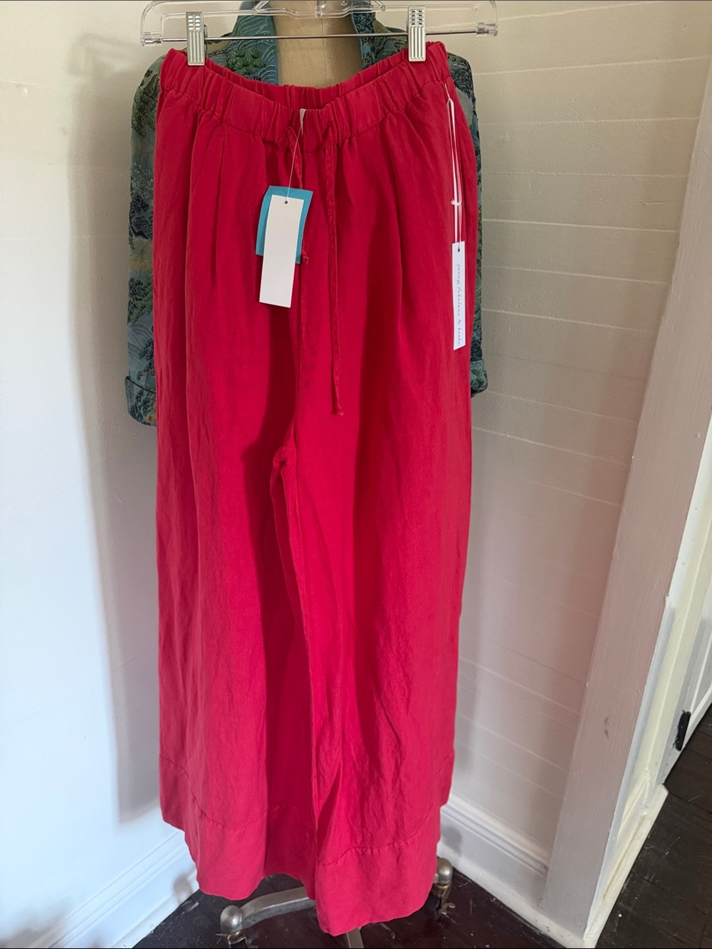 Young Fabulous & Broke Bright Red Drawstring Hybrid Shorts